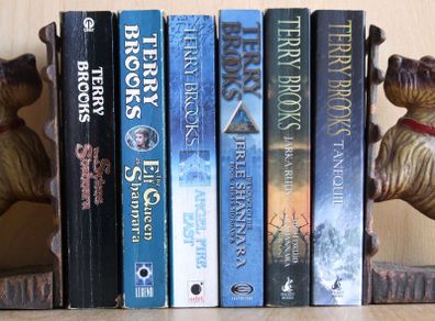 Terry Brooks fantasy novels (A-format paperbacks)