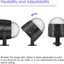 Disco Lights, Gvoo Sound Activated DJ Party Lights Rotating Ball Lights 5W 7 Modes RGB LED Stage Lights with Remote Control for Home Holidays Dance Parties Birthday and Christmas Image 5