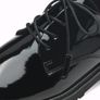MARCO TOZZI Black Patent Derby Flats Image 7