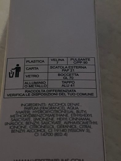 Verset  Perfume