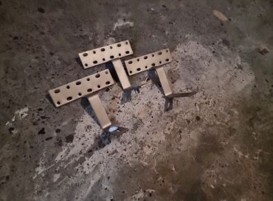 Solar panel brackets 3 No.