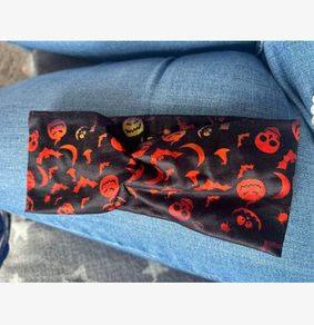 Spooky Hair Band with Pumpkins, Skulls & more