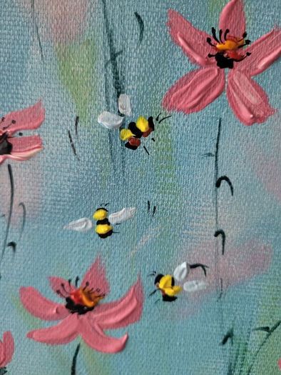 Acrylic on canvas!