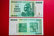 Zimbabwe  1  Billion  Dollars. 2008. VERIFIED UNDER UV LIGHT ( Uncirculated )