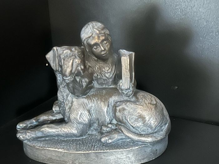 Bronze Figurine by Barry Ormond Reading Lesson