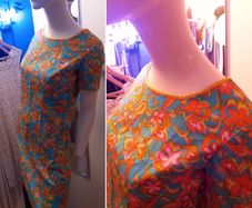 Vintage Psychedelic Mini Dress