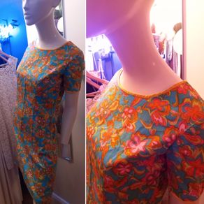 Vintage Psychedelic Mini Dress