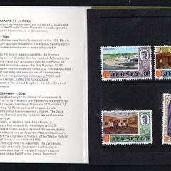 1971-4 Jersey Pictorial Postage Stamps Definitive Issue of High Value Decimal Stamps Presentation Pack