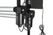 2 x Wall Mounted Motorized Support System Wall or Stand for 2 backgrounds