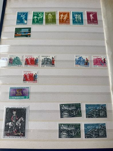 LUXEMBURG collection in stamp album