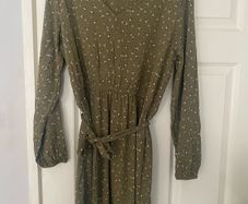 Midi Khaki dress