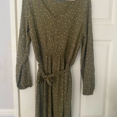 Midi Khaki dress