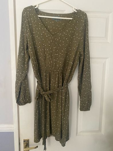 Midi Khaki dress