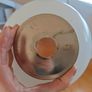 vintage milk glass light shade Image 4