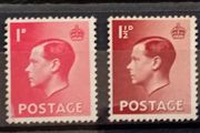 Great Britain 1937 Edw VIII Definitives