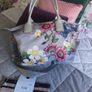 Pretty Ted Baker rosegold washable tote bag. With new handbag tidy. Beautiful! Image 3