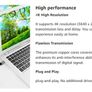 QGeeM USB-C Type (Thunderbolt 3 Compatible) HDMI Female (UHD 4K/30Hz) Gold-Plated/Nylon Braided/Aluminum Alloy Adapter Cable (Brand New/Warranty) Image 8