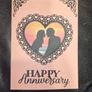 Handmade card - romantic sunset design Image 2