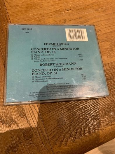 Grieg, Schumann - Piano Concerto In A Minor / Piano Concerto In A Minor
