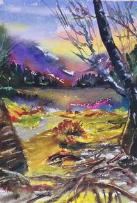 glendalough watercolour