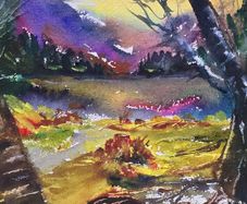 glendalough watercolour