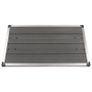 Outdoor Shower Tray WPC Stainless Steel 110x62 cm Grey Image 4
