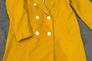 Mustard Orange Lightweight Coat / Blazer