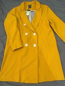 Mustard Orange Lightweight Coat / Blazer