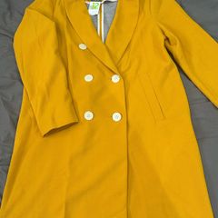 Mustard Orange Lightweight Coat / Blazer