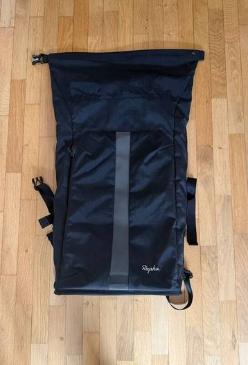 Rapha Roll top Rucksack Backpack Black