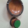 Mahogany Bowl and pedestal Image 3