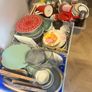 Job Lot of Food Photography Props: Plates, Boards, Cake Stands, Crockery Image 2