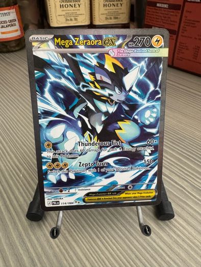 Mega Zeraora Ex 114/084 SiR Pitch Black Pokemon card
