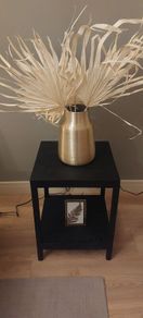 Set of two Black Side Tables / Bedside Lockers