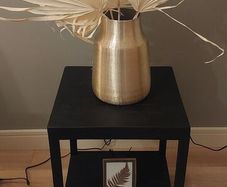 Set of two Black Side Tables / Bedside Lockers