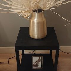 Set of two Black Side Tables / Bedside Lockers