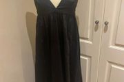 Zara black cotton dress size 8 - pockets - new