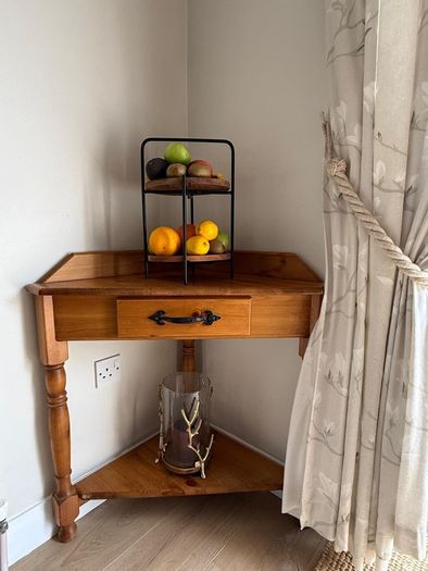 Wooden corner table