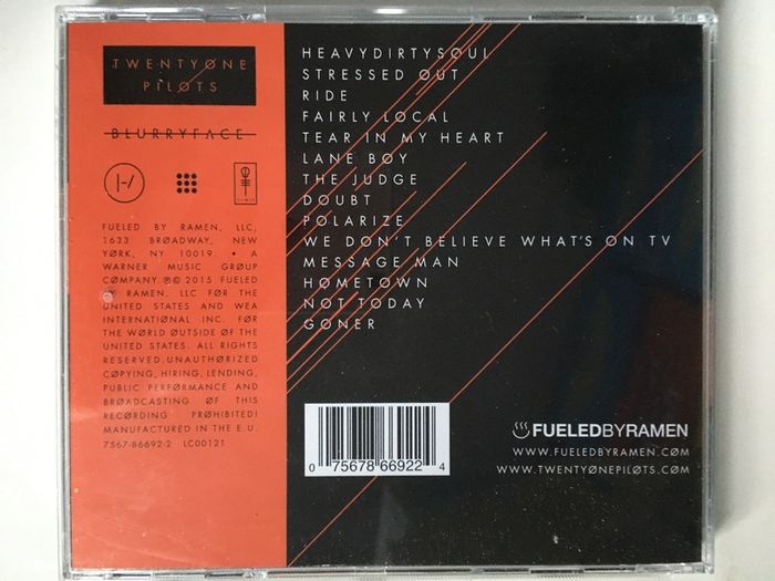 Twenty One Pilots [2015] Blurryface (CD Album)