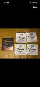 Fender Acoustic Guitar Strings Bronze ball end