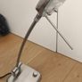 Brushed Metal Halogen / LED Desk Lamp with Dimmer & Adjustable Arm Image 4