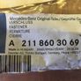 Front Left Seatbelt Stalk (Mercedes E Class W211) Image 2