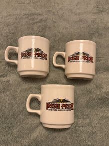 3 Vintage Irish Pride coffee cups by Carrigdhoun Pottery Ireland