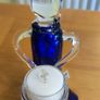 Cobalt blue glass angel candle holder Image 7