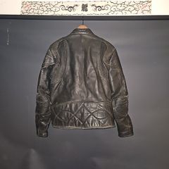 90's leather motorbike jacket