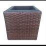 Rattan square pot Image 4