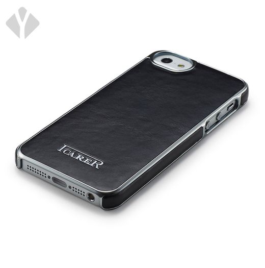 iPhone 5/5s/5se Electroplating Leather Back Cover