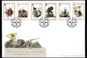 2014 Isle of Man Millennium of the Battle of Clontarf (between King Brian Boru of Ireland and the Norse) Commemorative Stamps First Day Cover (FDC)