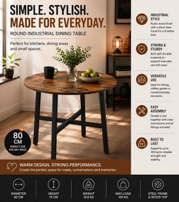Round kitchen dining  table