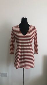 Reiss striped top- sz L